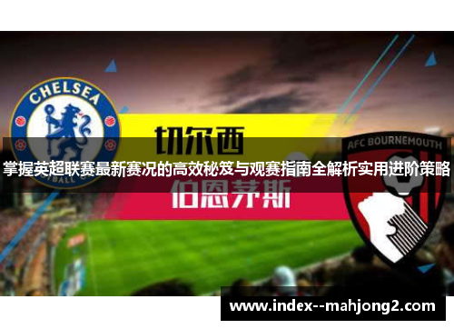 掌握英超联赛最新赛况的高效秘笈与观赛指南全解析实用进阶策略